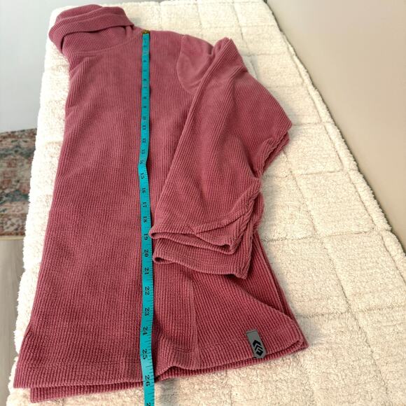 Free Country Womens Mauve Long Sleeve Cowl Neck Sweater XL Casual Cozy Timeless - Picture 8 of 14